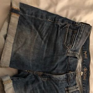 Size 10 jean shorts boyfriend fit